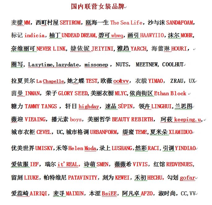 中国十大女装品牌有哪些/中国十大女装品牌有哪些牌子-第2张图片
