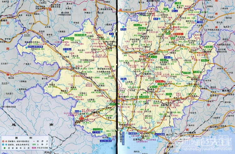 广西省地图高清全图.广西地图完整版?-第2张图片